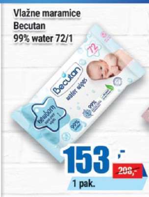 Vlažne maramice Becutan