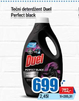 Tečni deterdžent Duel Perfect black