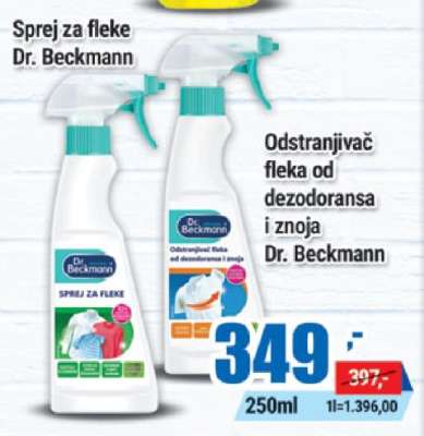 Odstranjivač fleka od dezodoransa i znoja Dr. Beckmann