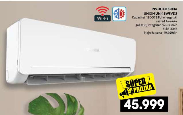 INVERTER KLIMA UNION UN-18WFVD3
