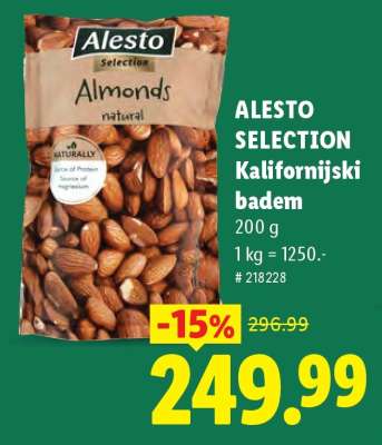 ALESTO SELECTION Kalifornijski badem