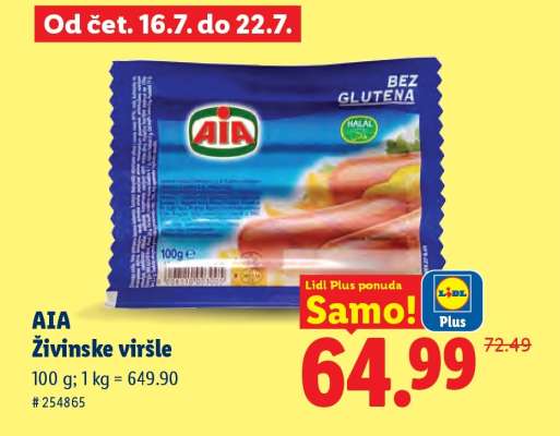 AIA Živinske viršle