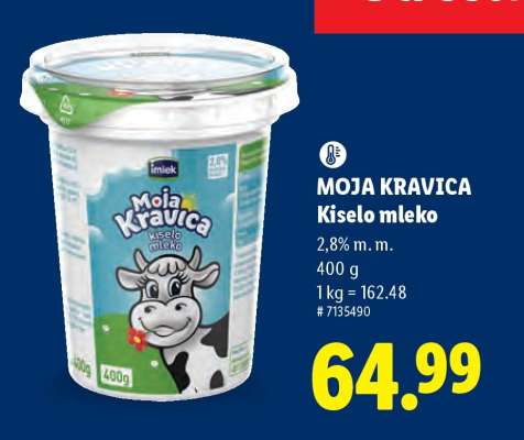MOJA KRAVICA KISELO MLEKO
