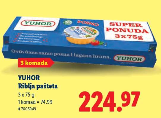 Yuhor riblja pašteta