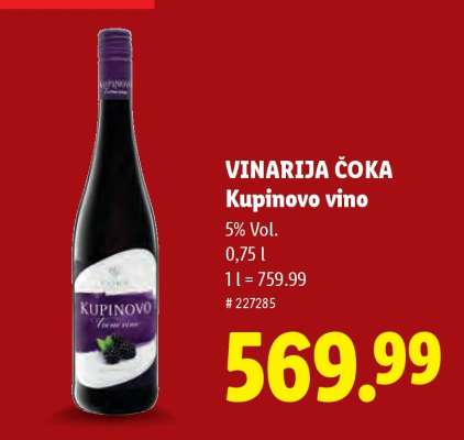 KUPINOVO VINO