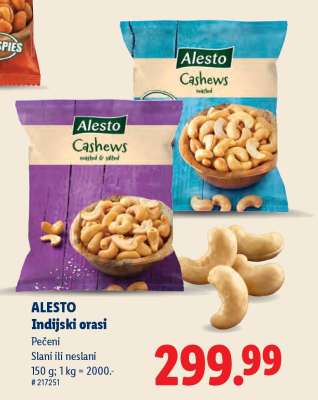 Alesto Indijski orasi