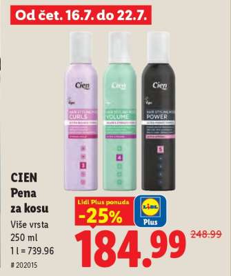 CIEN Pena za kosu