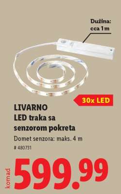 LIVARNO LED traka sa senzorom pokreta