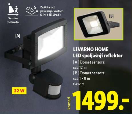 Livarno Home LED spoljašnji reflektor