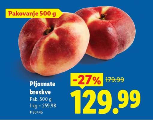 Pljosnate breskve