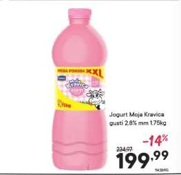 Jogurt Moja Kravica gusti 2.8% mm 1.75kg