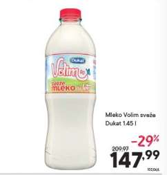 Mleko Volim sveže Dukat