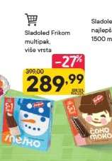 Sladoled Frikom multipak, više vrsta