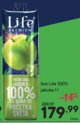 Sok Life 100% jabuka 1l