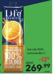 Sok Life 100% pomorandža 1l