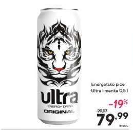 Energetsko piće Ultra limenka 0.5 l
