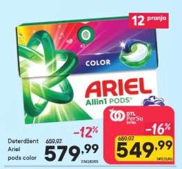 Deterdžent Ariel pods color