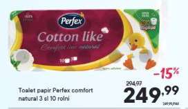 Toalet papir Perfex comfort natural 3 sloj 10 rolni