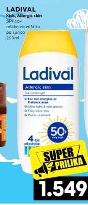 LADIVAL Kids, Allergic skin