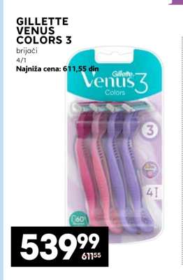 GILLETTE VENUS COLORS 3