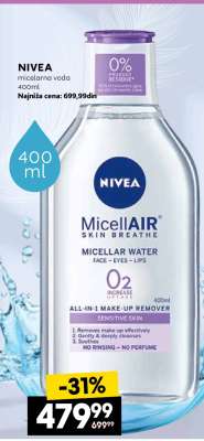 NIVEA Micelarna voda 400ml