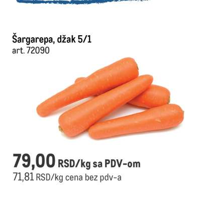 Šargarepa, džak 5/1