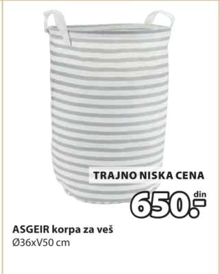 ASGEIR KORPA ZA VEŠ
