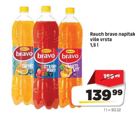 Rauch bravo napitak više vrsta