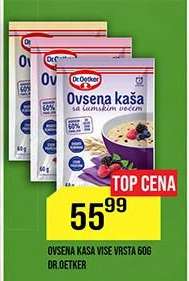 Ovsena kaša više vrsta 60g Dr. Oetker