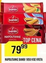 Napolitanke Bambi 185g