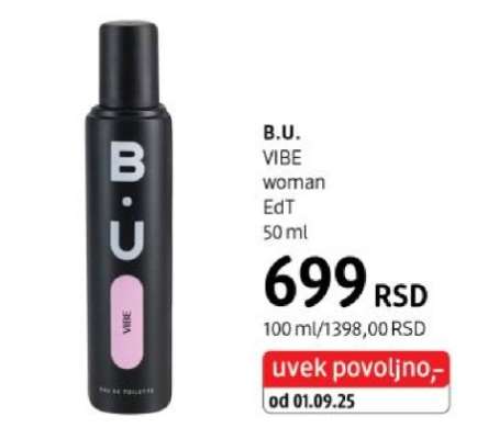 B.U. VIBE woman EdT