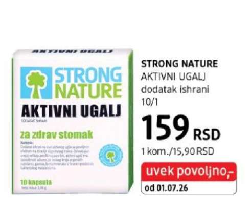 STRONG NATURE AKTIVNI UGALJ
