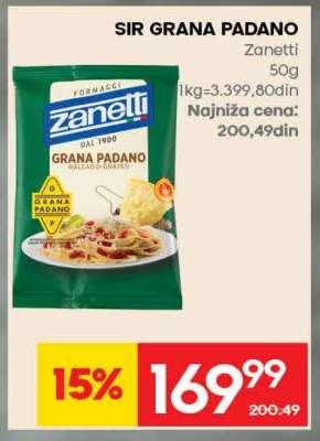 SIR GRANA PADANO