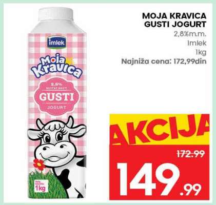 Moja Kravica Gusti jogurt