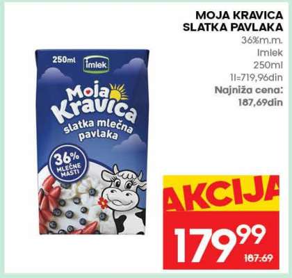 MOJA KRAVICA SLATKA PAVLAKA