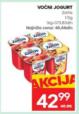 VOĆNI JOGURT