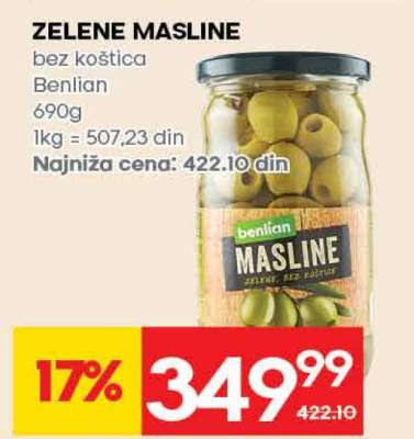 ZELENE MASLINE