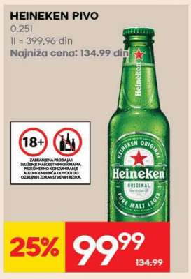 HEINEKEN PIVO