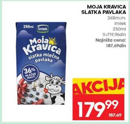 MOJA KRAVICA SLATKA PAVLAKA