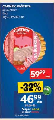 CARNEX PAŠTETA