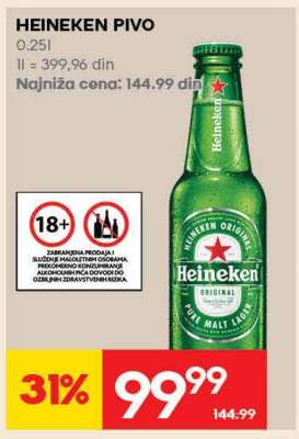 HEINEKEN PIVO