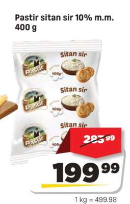 Pastir sitan sir 10% m.m. 400 g