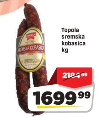 Topola sremska kobasica kg