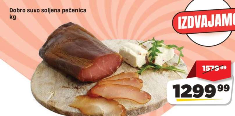 Dobro suvo soljena pečenica