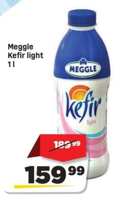 Meggle kefir light 1 l