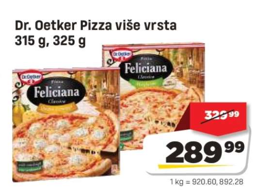 Dr. Oetker pizza više vrsta