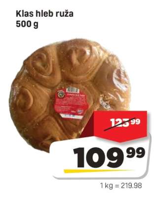 Klas hleb ruža 500 g
