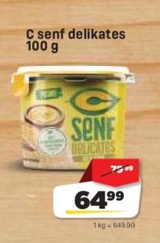 C senf delikates 100 g