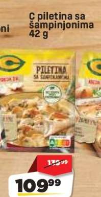 C piletina sa šampinjonima 42 g