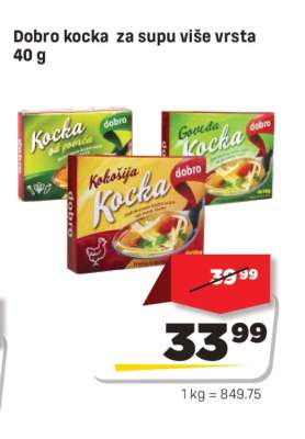 Dobro kocka za supu više vrsta 40 g